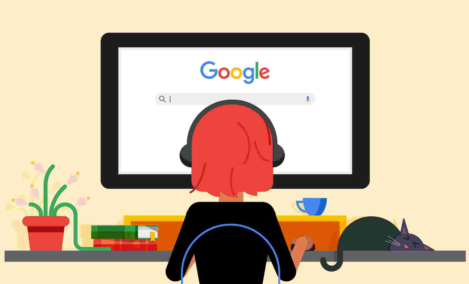 Conducting online search on Google
